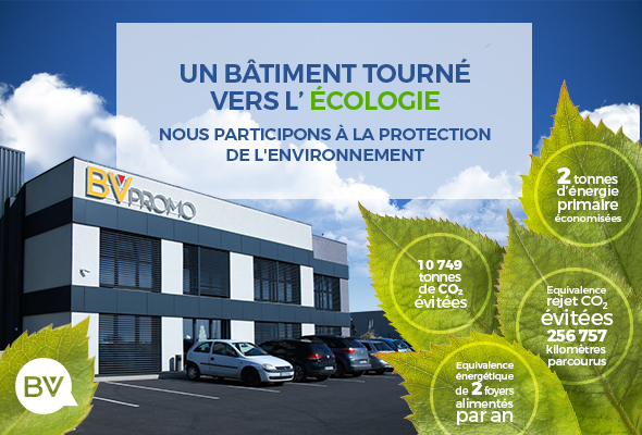 Nos locaux ? Un bâtiment passif à consommation écologique !