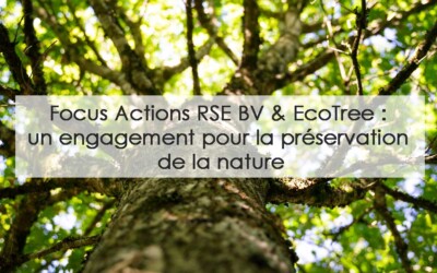 Focus Actions RSE BV & EcoTree : un engagement pour la préservation de la nature